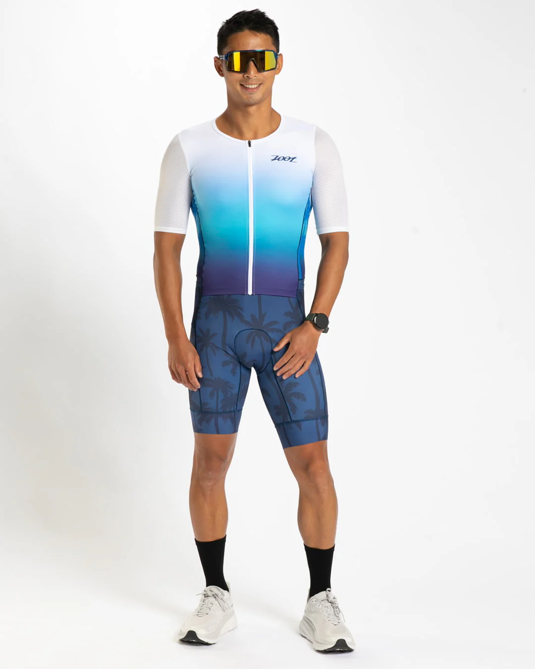 MEN'S TRI AERO FZ RACESUIT (PARADISE) トライスーツ ワンピース トライウエア トライアスロン ZMT3500