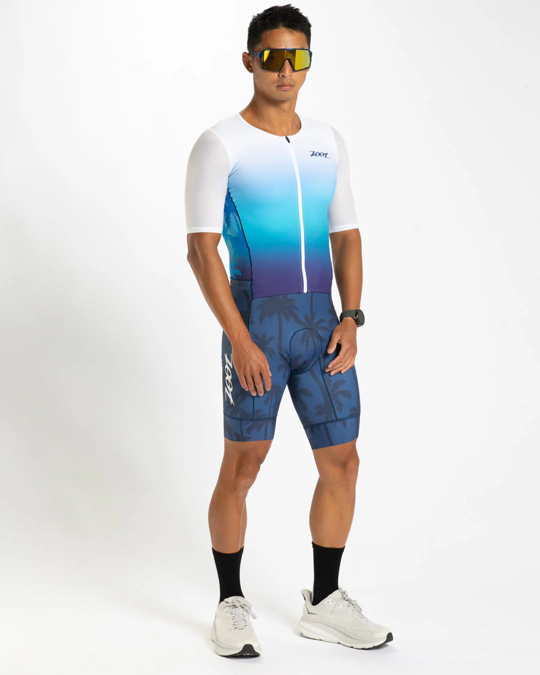 MEN'S TRI AERO FZ RACESUIT (PARADISE) トライスーツ ワンピース トライウエア トライアスロン ZMT3500