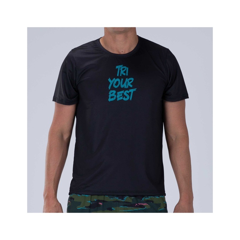 MEN RUN TEE (TRI YOUR BEST) メンズ アスリート専用 Tシャツ ZMR12087