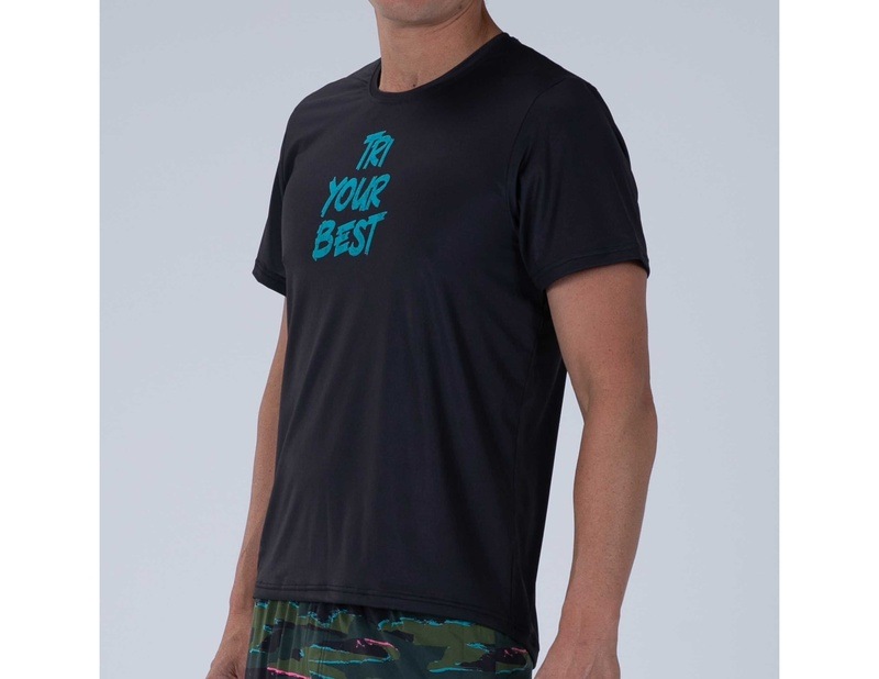 MEN RUN TEE (TRI YOUR BEST) メンズ アスリート専用 Tシャツ ZMR12087