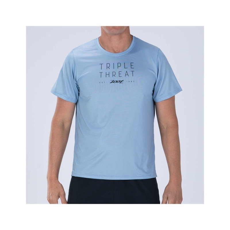 MEN RUN TEE (TRIPLE THREAT) メンズ アスリート専用 ランシャツ ZMR12086