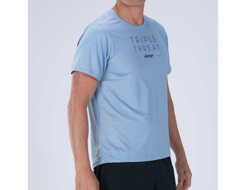 MEN RUN TEE (TRIPLE THREAT) メンズ アスリート専用 ランシャツ ZMR12086