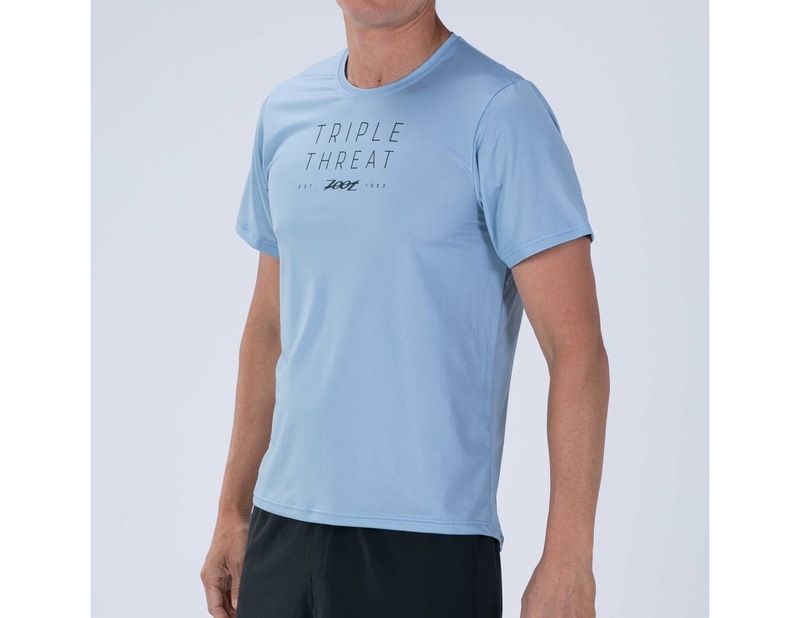 MEN RUN TEE (TRIPLE THREAT) メンズ アスリート専用 ランシャツ ZMR12086