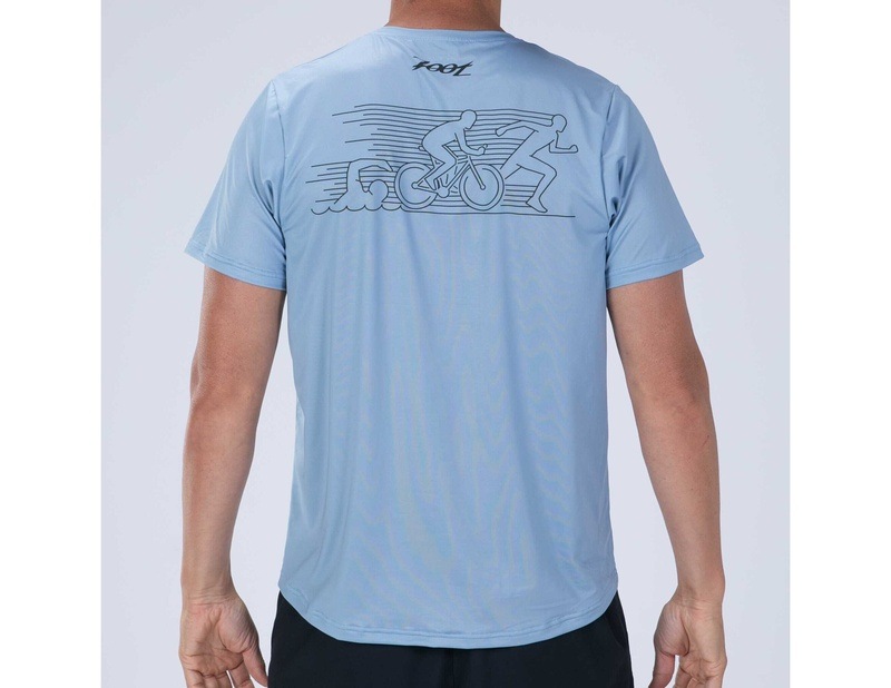 MEN RUN TEE (TRIPLE THREAT) メンズ アスリート専用 ランシャツ ZMR12086