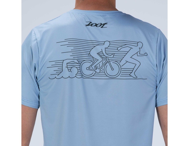 MEN RUN TEE (TRIPLE THREAT) メンズ アスリート専用 ランシャツ ZMR12086