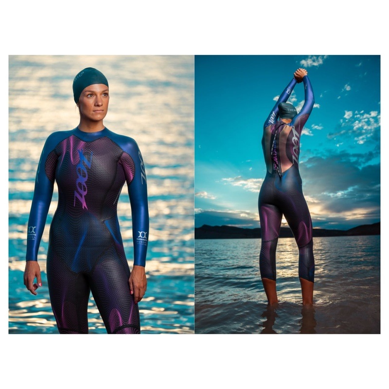 Women's Wetsuit Wiki Wiki (Aurora Float-Coral Reef) ウイメンズ ウエットスーツ トライアスロン Z2507007