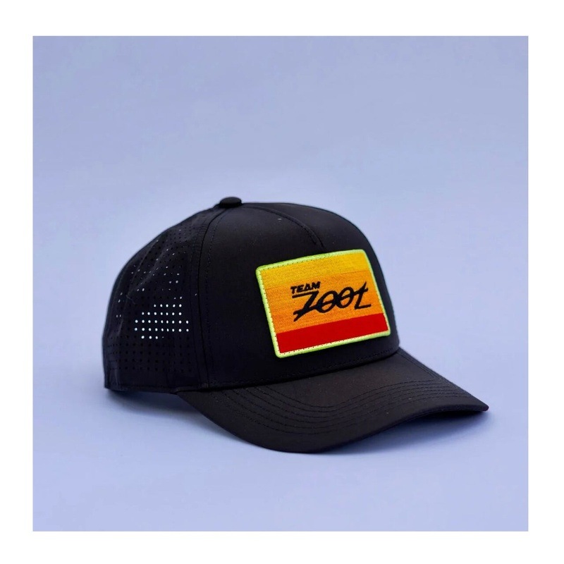 Unisex Curve Bill Hat オリジナルキャップ （Team Zoot- Black/Red Wave）