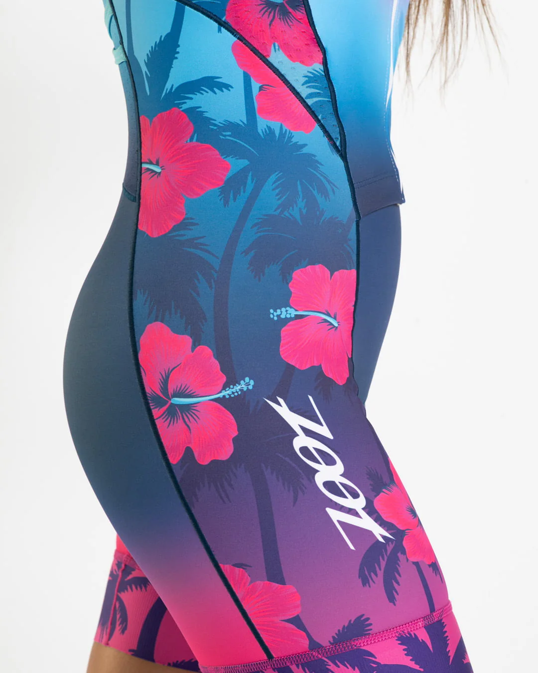 WOMEN'S TRI AERO FZ RACESUIT (PARADISE) トライアスロン トライスーツ トライウエア ワンピース ZFT35001