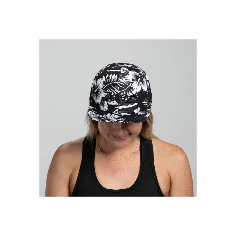 Zoot Unisex Flat Bill Cap (Black and White Floral) ユニセックス DPS社コラボ オリジナルキャップ