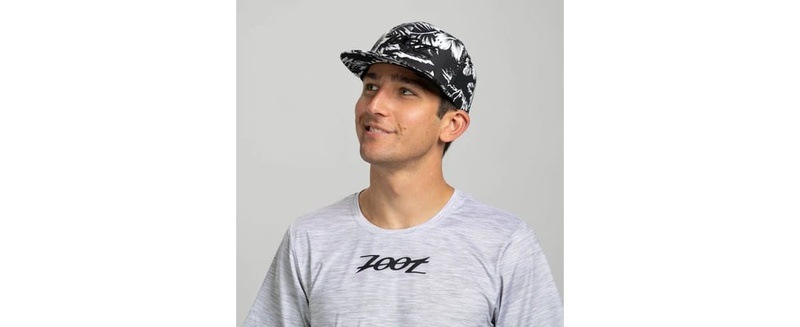 Zoot Unisex Flat Bill Cap (Black and White Floral) ユニセックス DPS社コラボ オリジナルキャップ