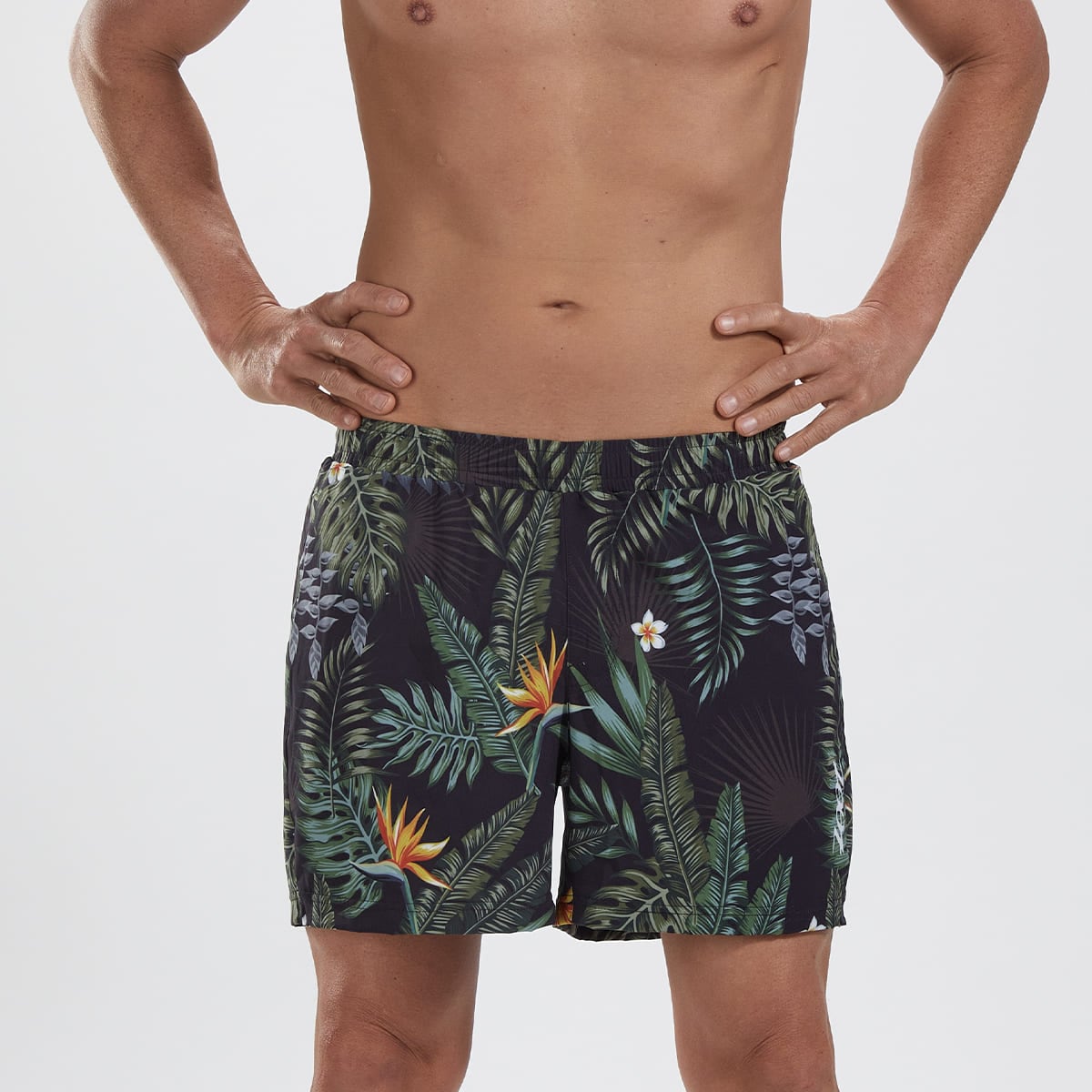 MEN RUN 5 SHORT (WAIKOLOA) アスリート専用 ハーフパンツ 5インチ ZMR250890