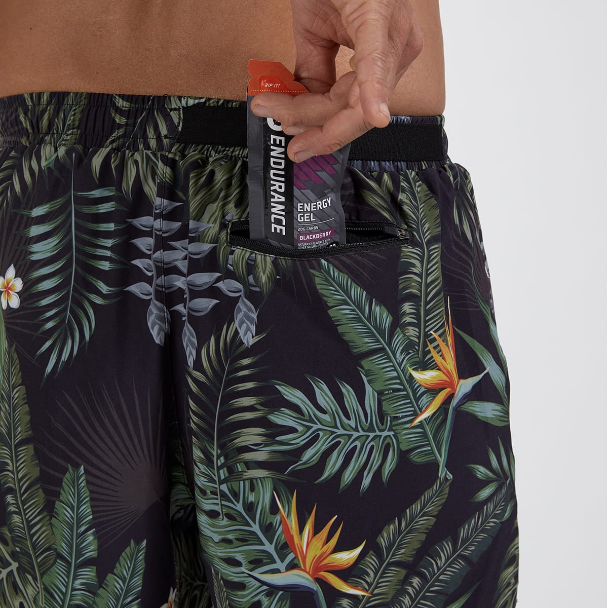 MEN RUN 5 SHORT (WAIKOLOA) アスリート専用 ハーフパンツ 5インチ ZMR250890