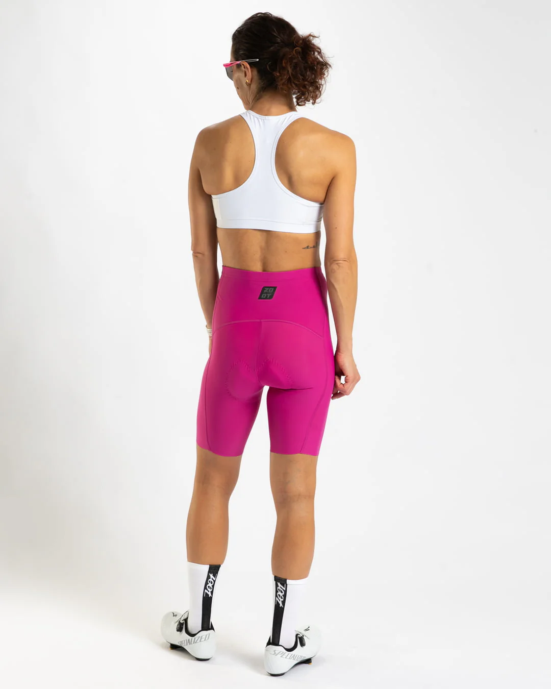 Women's Elite Cycle High Rise Short (Pink Berry)　サイクルショーツ エリートシリーズ　サイクルパンツ バイクパンツ EFC22001