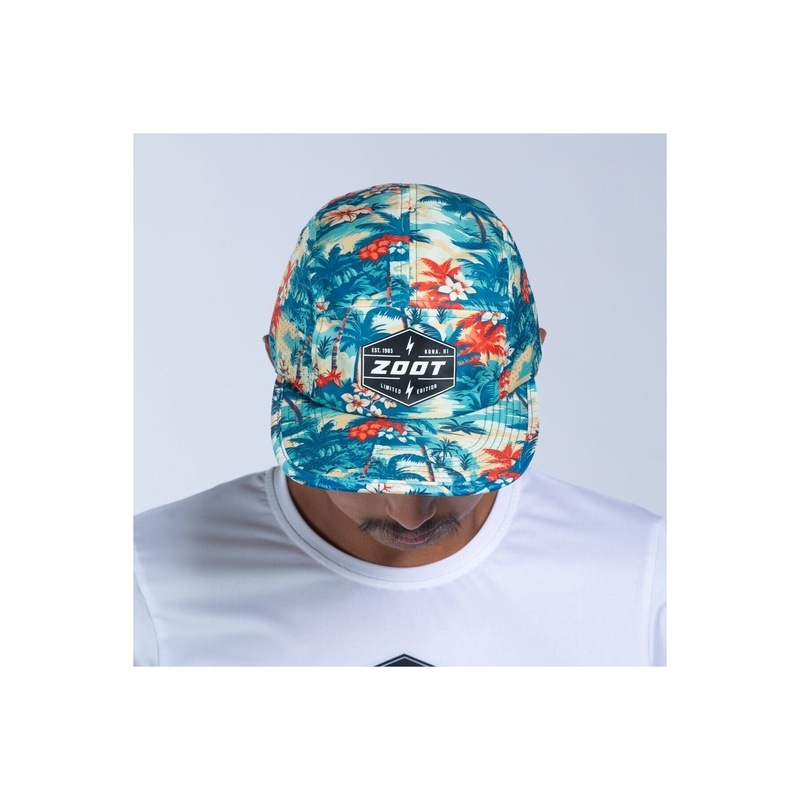 Unisex Cap Tech 5-Panel Hat オリジナルキャップ(Hula)