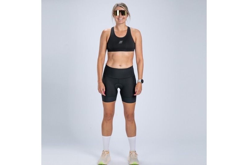 Womens ELITE 2.0 TRI BRA - (JET BLACK) エリートシリーズ トライブラ トライアスロン EFT13000