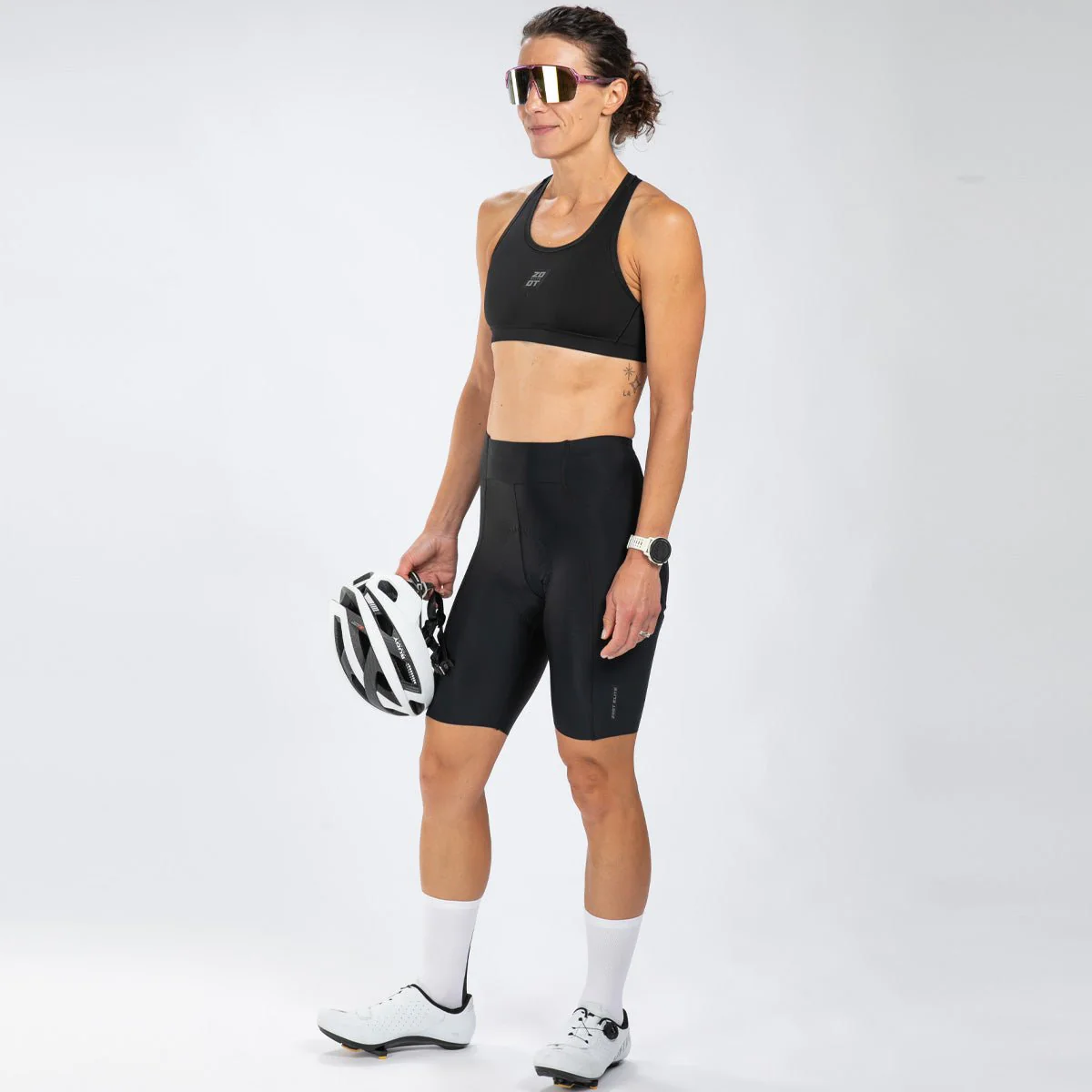 Women's Elite Cycle High Rise Short (Jet Black)　サイクルショーツ エリートシリーズ　サイクルパンツ バイクパンツ EFC22001