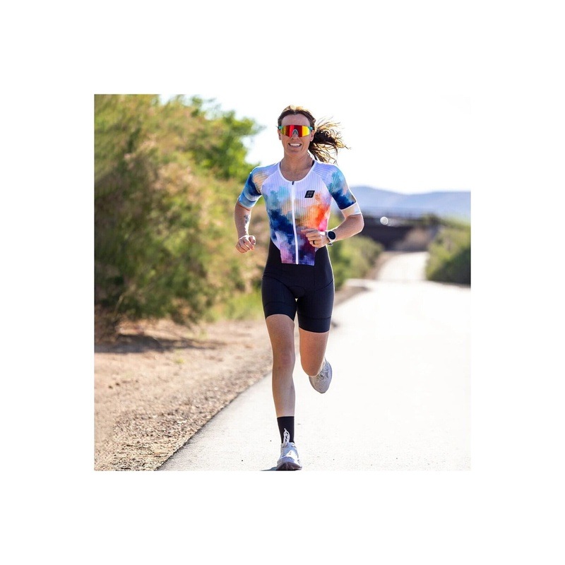 Womens ELITE 2.0 TRI AERO FZ RACESUIT SUBLIMATED(Chromoflow) エリート トライスーツ ワンピース トライウエア EFT300001