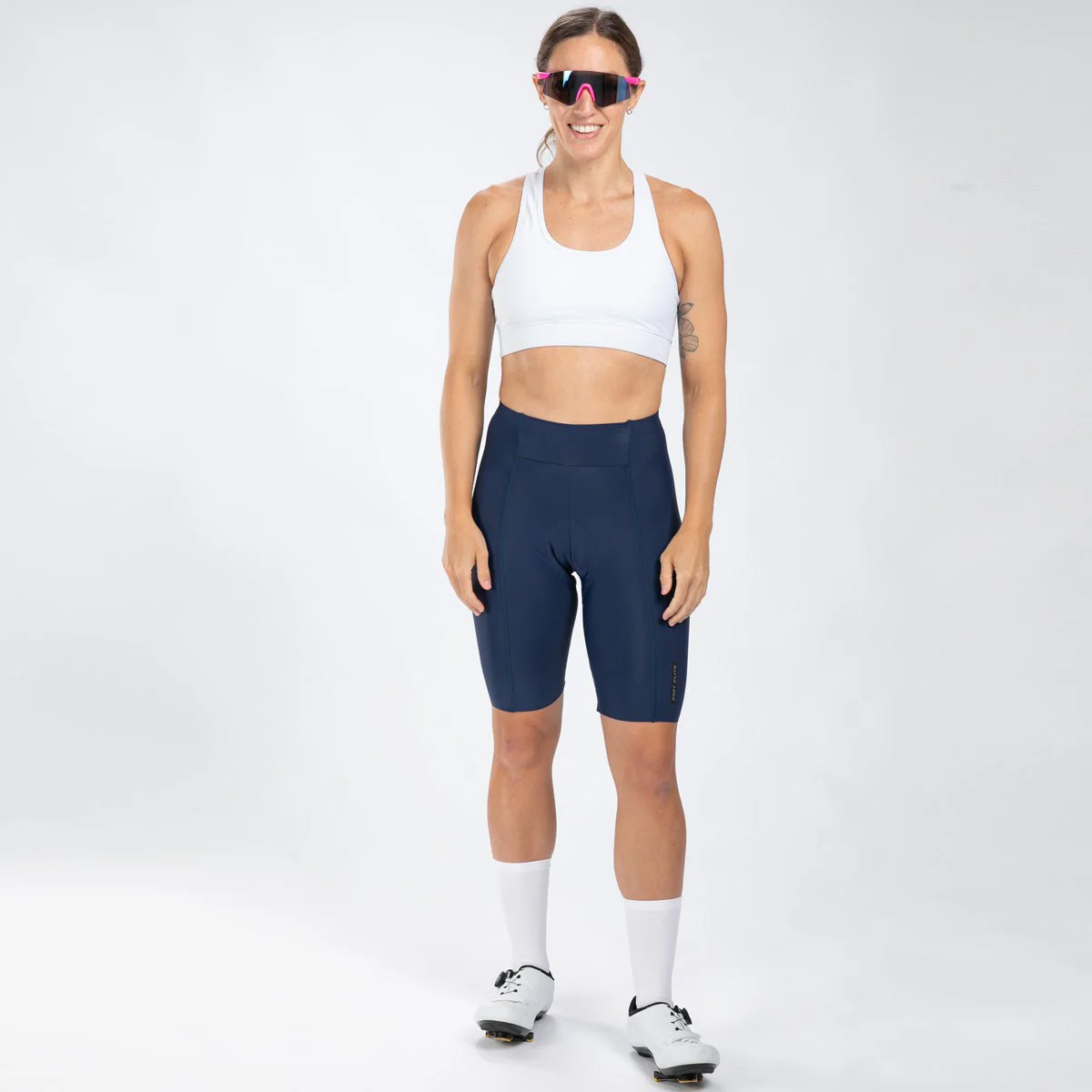 Women's Elite Cycle High Rise Short (Deep Navy)　サイクルショーツ エリートシリーズ　サイクルパンツ バイクパンツEFC22001