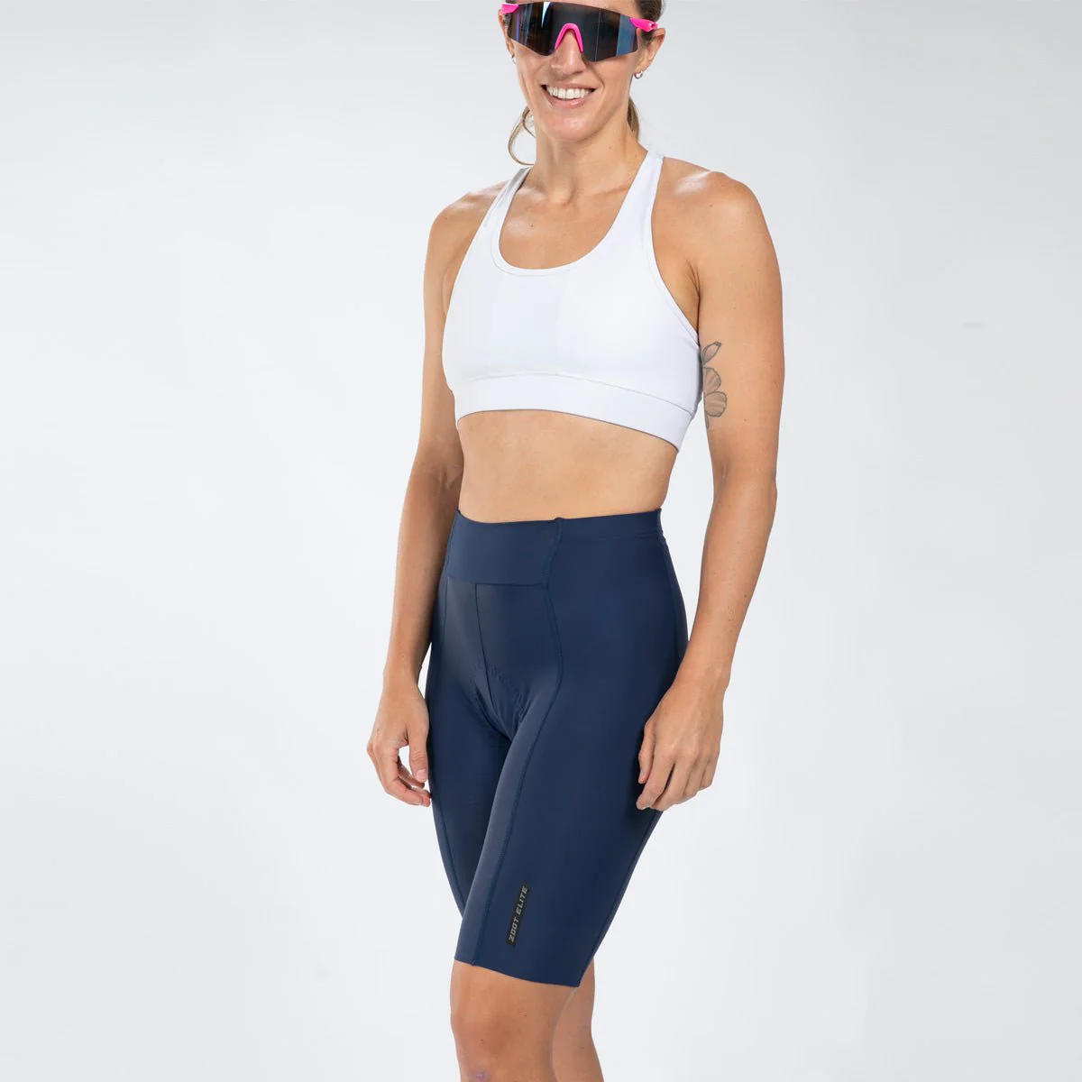 Women's Elite Cycle High Rise Short (Deep Navy)　サイクルショーツ エリートシリーズ　サイクルパンツ バイクパンツEFC22001