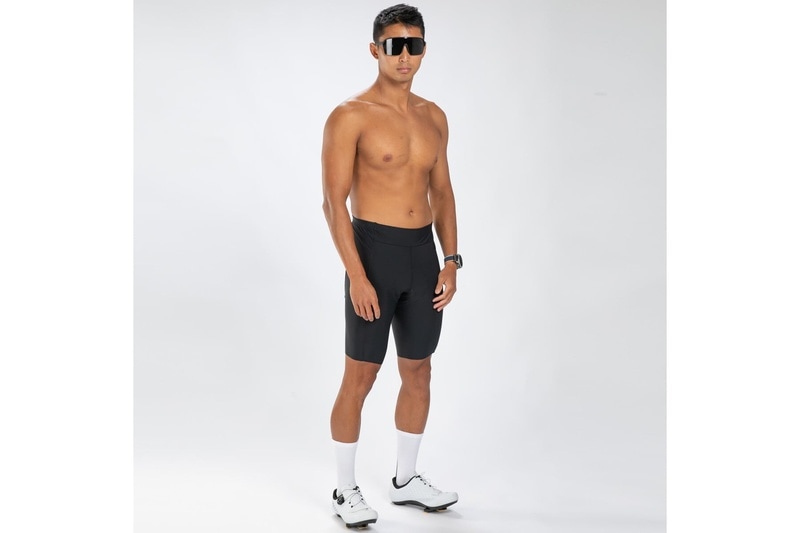 MEN'S ELITE 2.0 CYCLE SHORT -(JET BLACK) (grippered fabric) エリートサイクルショーツ バイクパンツ EMC220-10