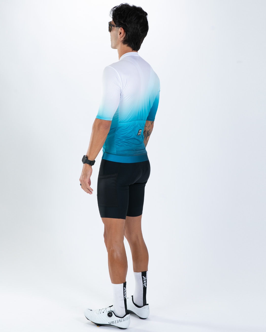 Men's Elite Cycle Aero Jersey (Sonic Wave) エリートシリーズ エアロバイクジャージ サイクルトップス EMC13101
