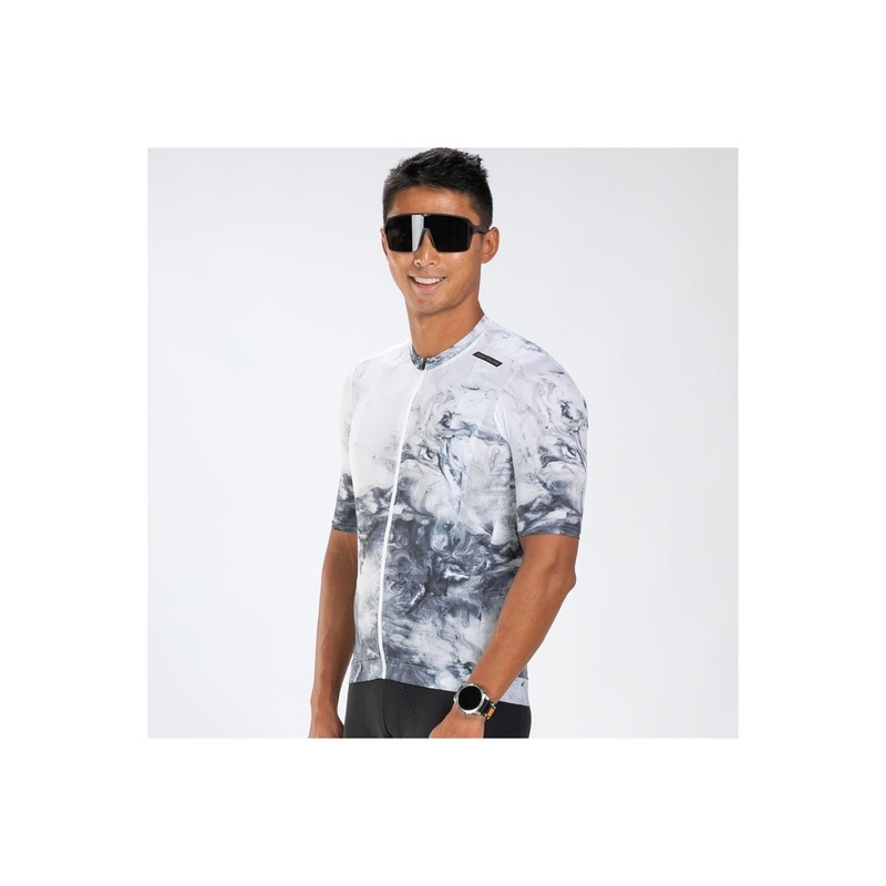 Men's Elite 2.0 Cycle Aero Jersey - (Vapor White) サイクルジャージ バイクジャージ EMC1310