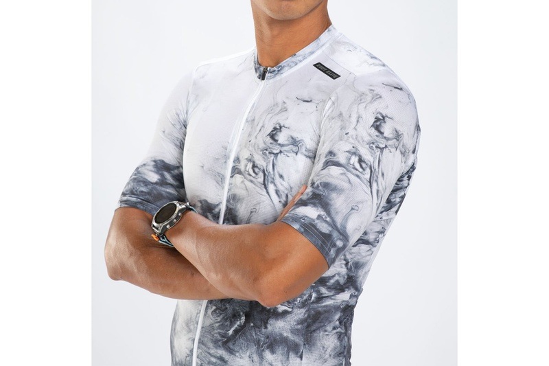 Men's Elite 2.0 Cycle Aero Jersey - (Vapor White) サイクルジャージ バイクジャージ EMC1310