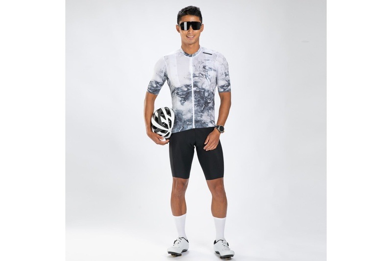 Men's Elite 2.0 Cycle Aero Jersey - (Vapor White) サイクルジャージ バイクジャージ EMC1310