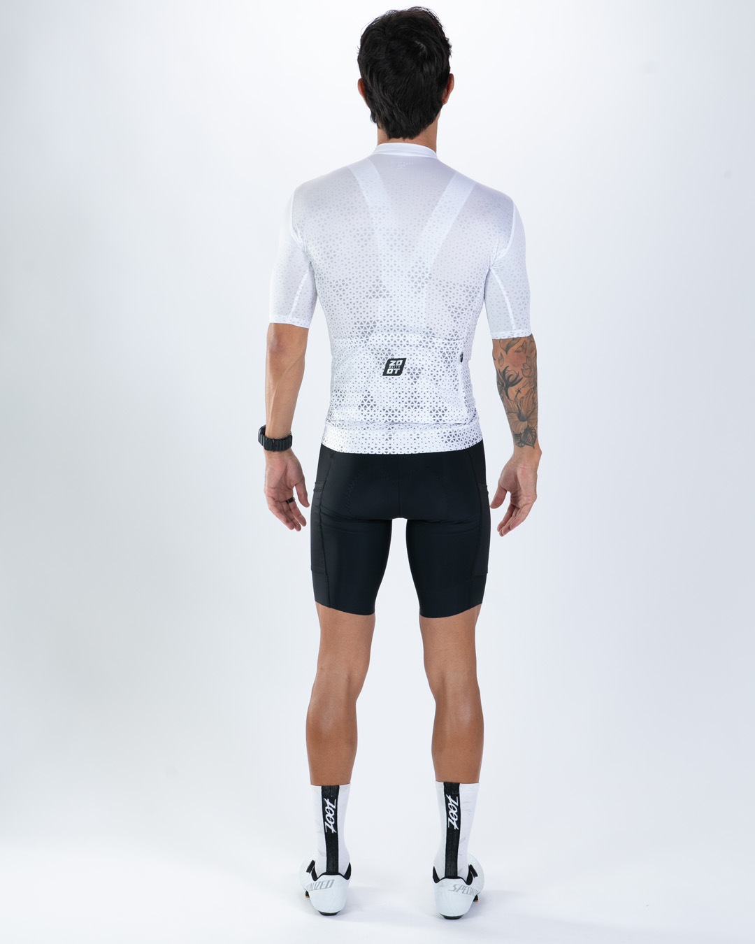 Men's Elite Cycle Aero Jersey (Sonic White) エリートシリーズ　エアロバイクジャージ　サイクルトップス　EMC13101