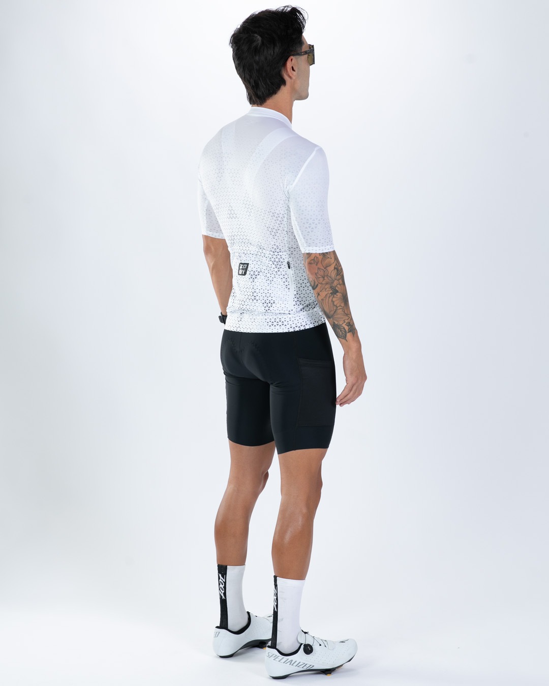 Men's Elite Cycle Aero Jersey (Sonic White) エリートシリーズ　エアロバイクジャージ　サイクルトップス　EMC13101