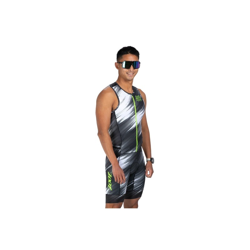 MEN'S TRI SLVS FZ RACESUIT (Drift SPEED)トライスーツ ワンピース スリーブレス ZMT36028