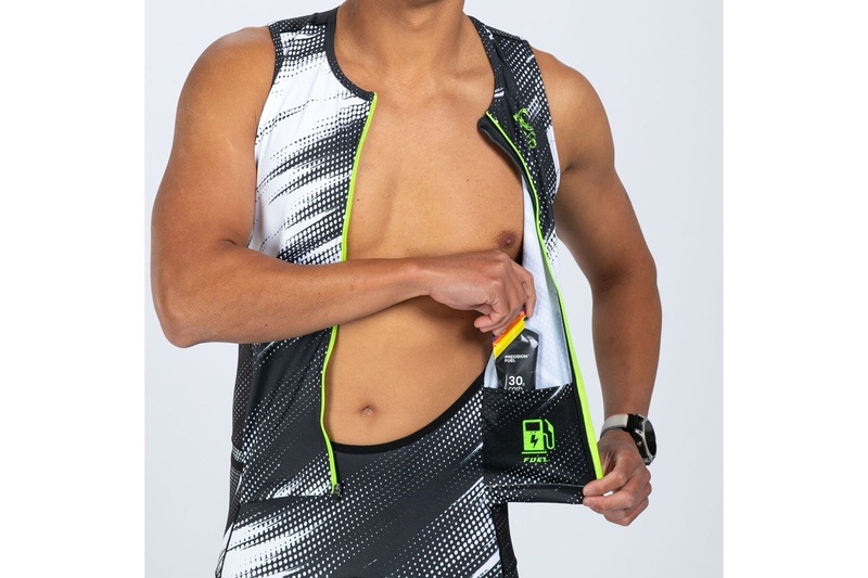 MEN'S TRI SLVS FZ RACESUIT (Drift SPEED)トライスーツ ワンピース スリーブレス ZMT36028