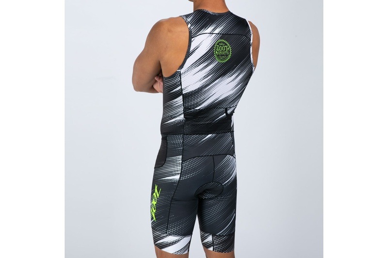 MEN'S TRI SLVS FZ RACESUIT (Drift SPEED)トライスーツ ワンピース スリーブレス ZMT36028