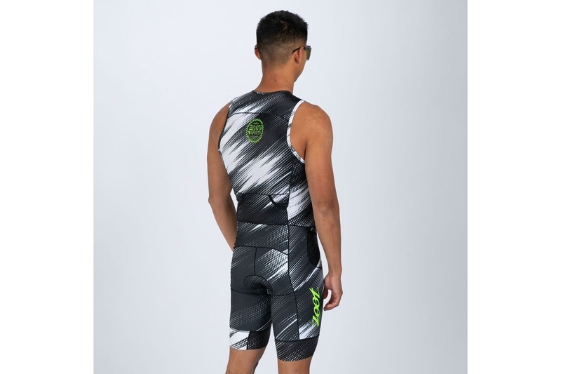 MEN'S TRI SLVS FZ RACESUIT (Drift SPEED)トライスーツ ワンピース スリーブレス ZMT36028