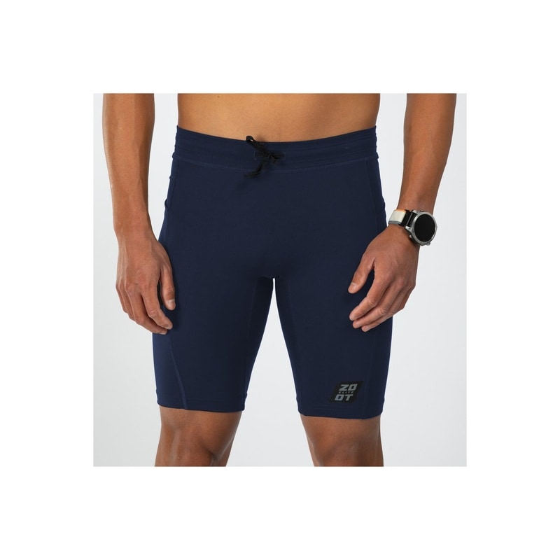Mens ELITE RUN 9 HALF TIGHT - (DEEP NAVY) エリートラン 9インチ ハーフタイツ EMR200-20