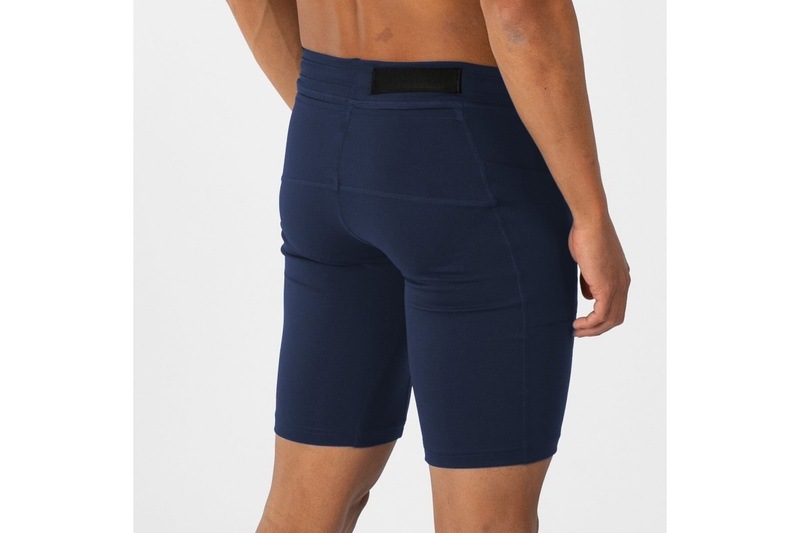Mens ELITE RUN 9 HALF TIGHT - (DEEP NAVY) エリートラン 9インチ ハーフタイツ EMR200-20
