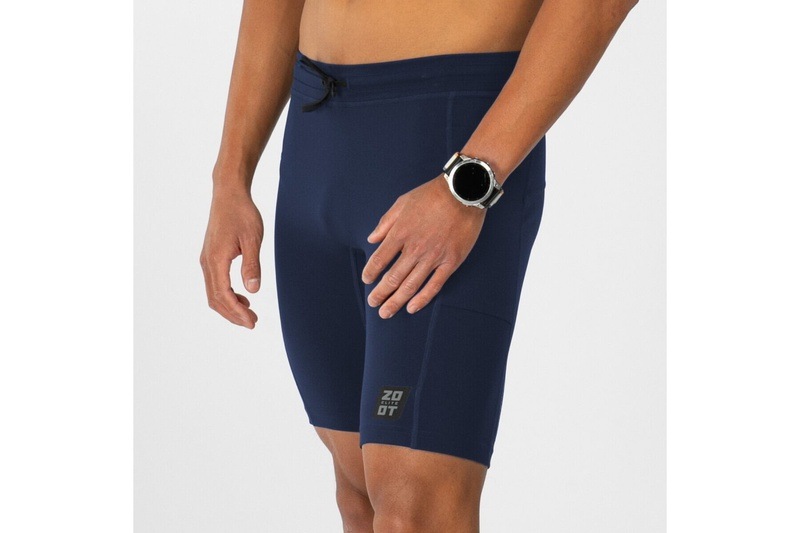 Mens ELITE RUN 9 HALF TIGHT - (DEEP NAVY) エリートラン 9インチ ハーフタイツ EMR200-20