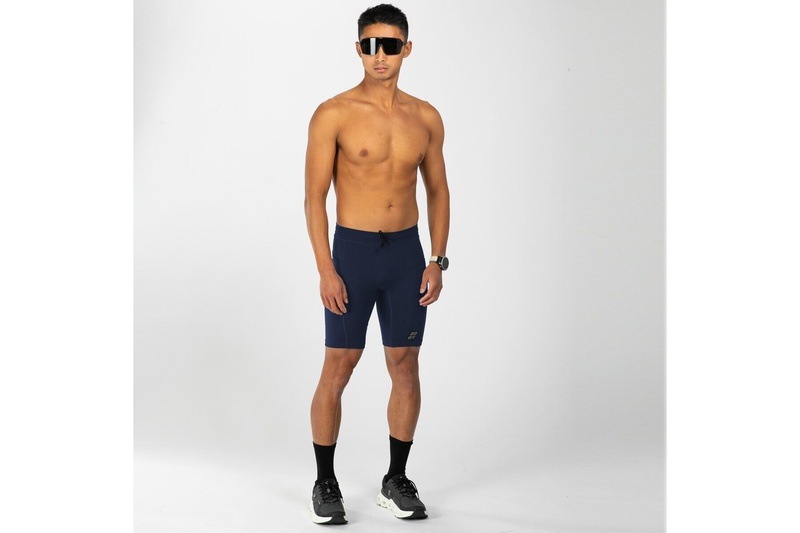 Mens ELITE RUN 9 HALF TIGHT - (DEEP NAVY) エリートラン 9インチ ハーフタイツ EMR200-20