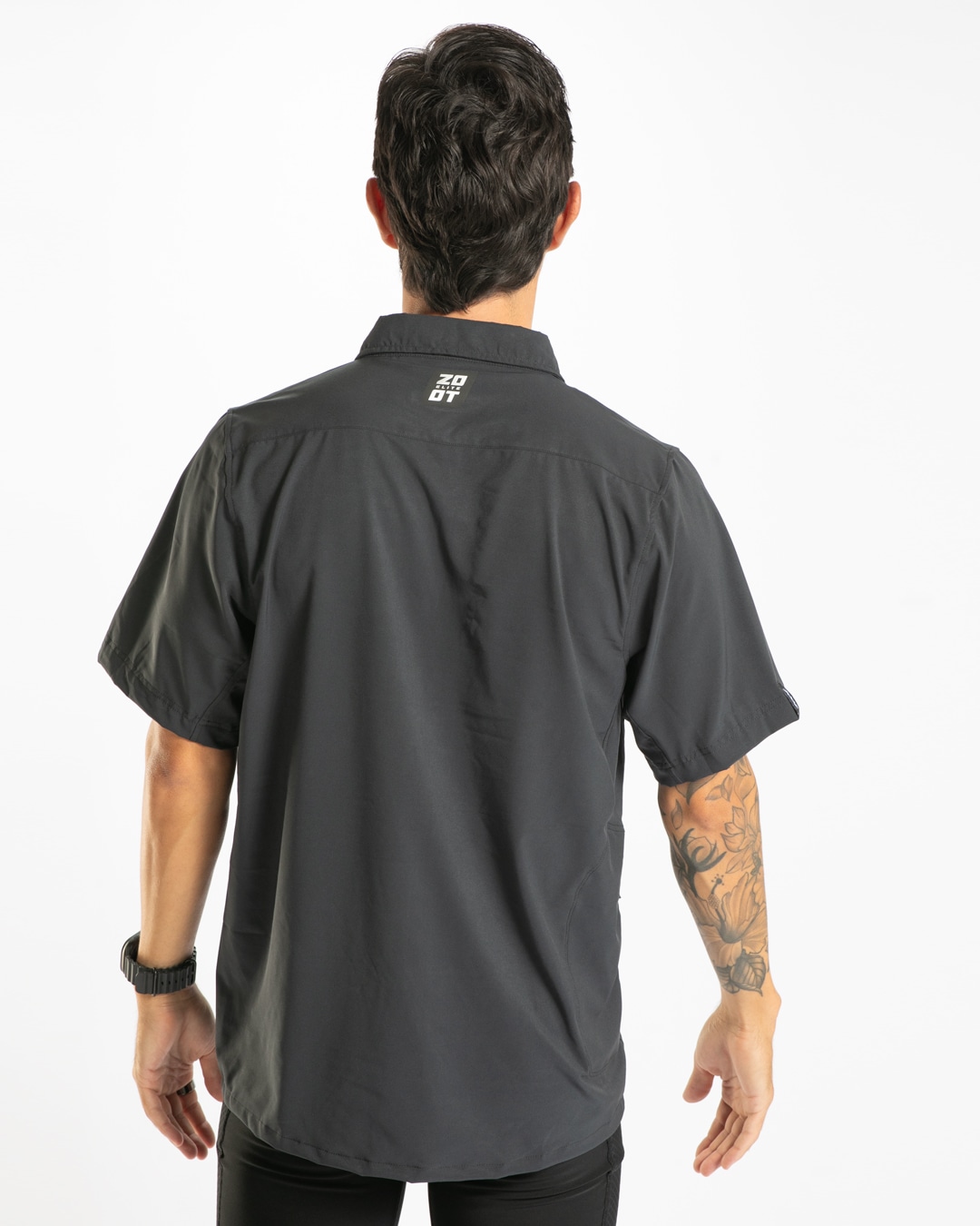 Men's Ltd Button Up Party Shirt (Jet Black) パーティーシャツ EML10001