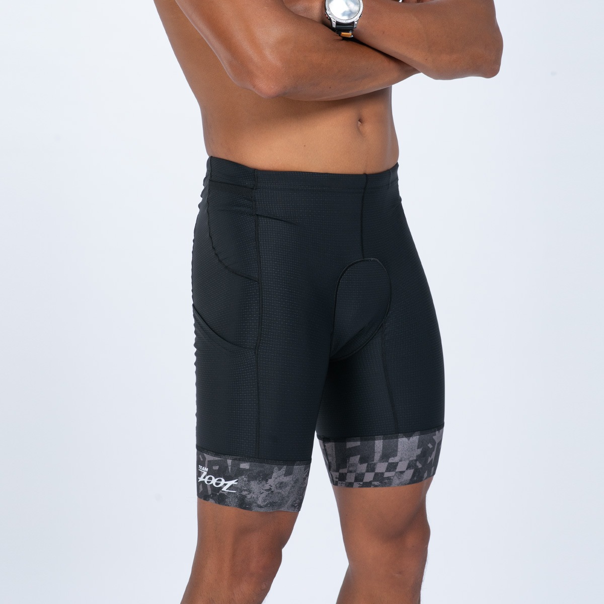 【Team Zoot 2026限定】MEN'S Tri 8" Exos Pocket Short (TZ Rattlecan) トライアスロン セパレート 8インチ トライショーツ トライパンツ　ボトムス