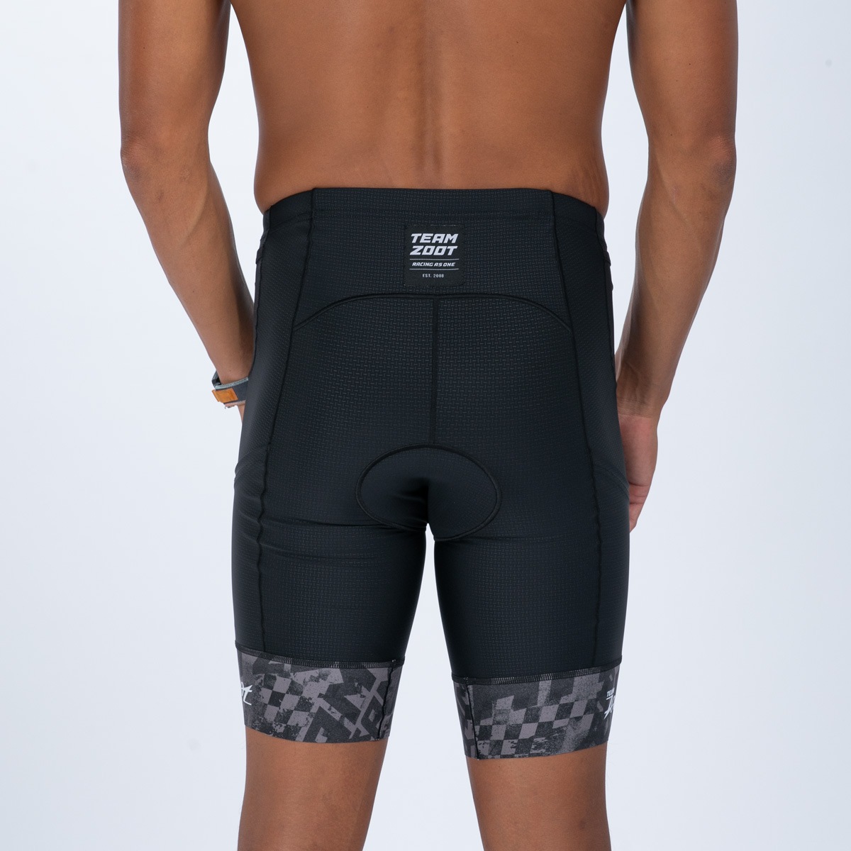【Team Zoot 2026限定】MEN'S Tri 8" Exos Pocket Short (TZ Rattlecan) トライアスロン セパレート 8インチ トライショーツ トライパンツ　ボトムス