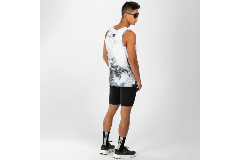 Mens ELITE RUN 9 HALF TIGHT - (JET BLACK)  エリートラン 9インチ ハーフタイツ EMR200-10