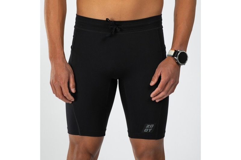 Mens ELITE RUN 9 HALF TIGHT - (JET BLACK) エリートラン 9インチ