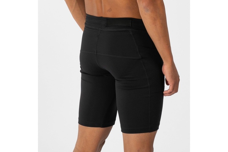 Mens ELITE RUN 9 HALF TIGHT - (JET BLACK)  エリートラン 9インチ ハーフタイツ EMR200-10
