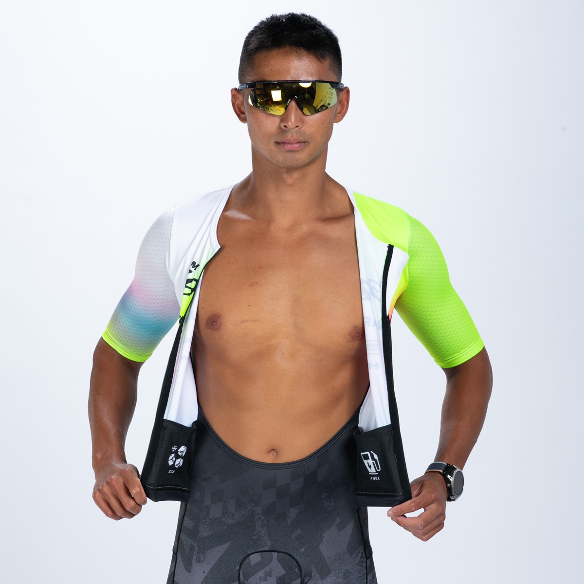 Team Zoot 2026限定】MEN'S TRI AERO FZ RACESUIT (TZ Afterglow
