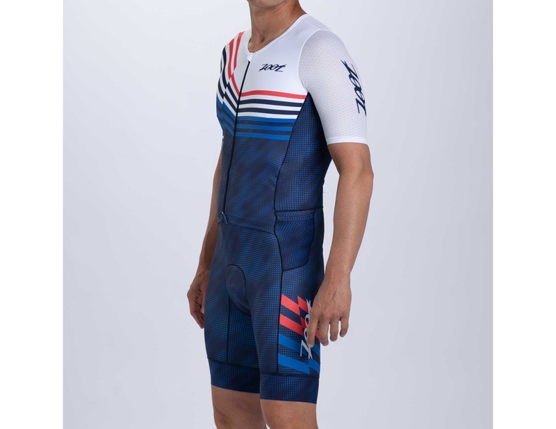 MEN TRI AERO FZ RACESUIT (COTE D'AZUR) トライスーツ ワンピース トライウエア  トライアスロン ZMT35070