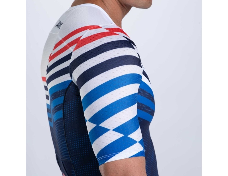 MEN TRI AERO FZ RACESUIT (COTE D'AZUR) トライスーツ ワンピース トライウエア  トライアスロン ZMT35070