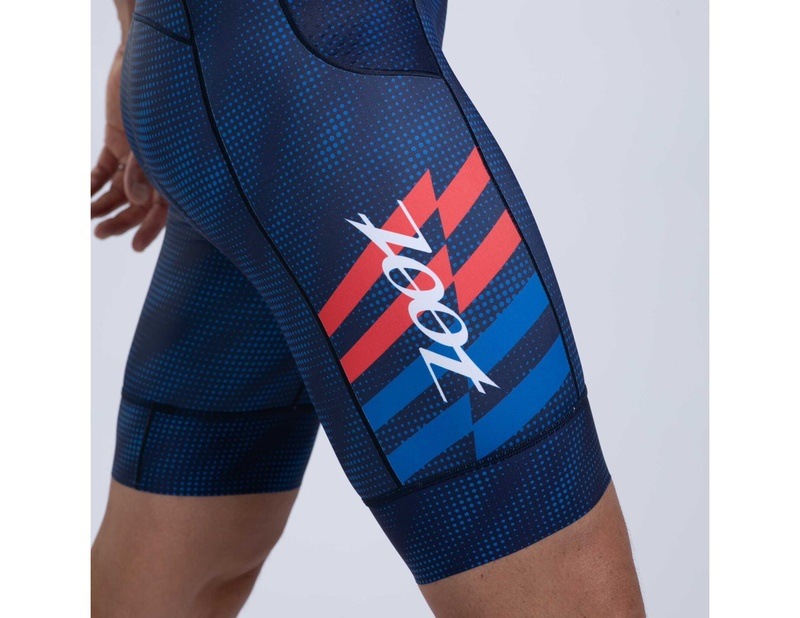 MEN TRI AERO FZ RACESUIT (COTE D'AZUR) トライスーツ ワンピース トライウエア  トライアスロン ZMT35070