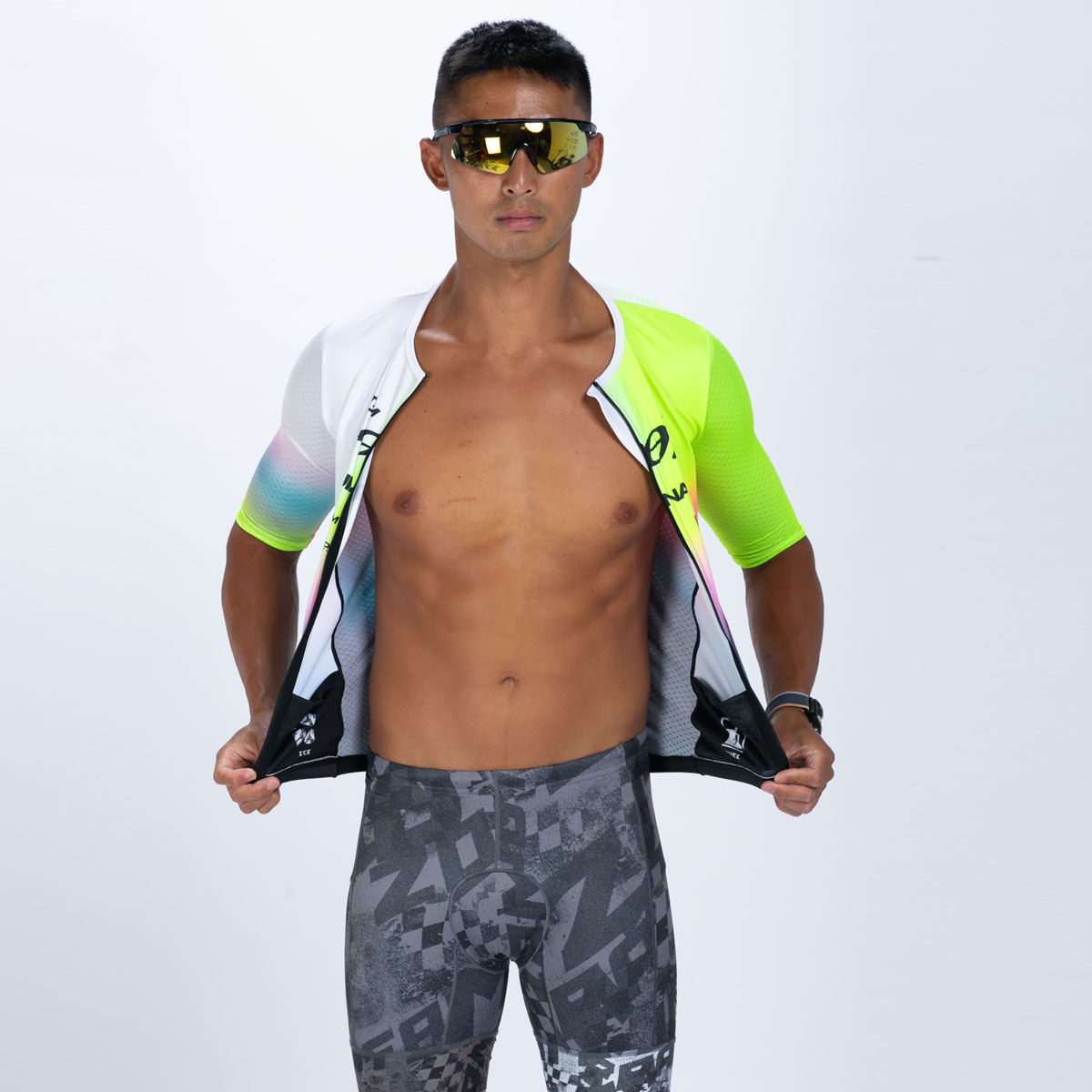 【Team Zoot 2026限定】MEN'S TRI AERO JERSEY (TZ Afterglow) セパレート上 トップス トライアスロン トライジャージ
