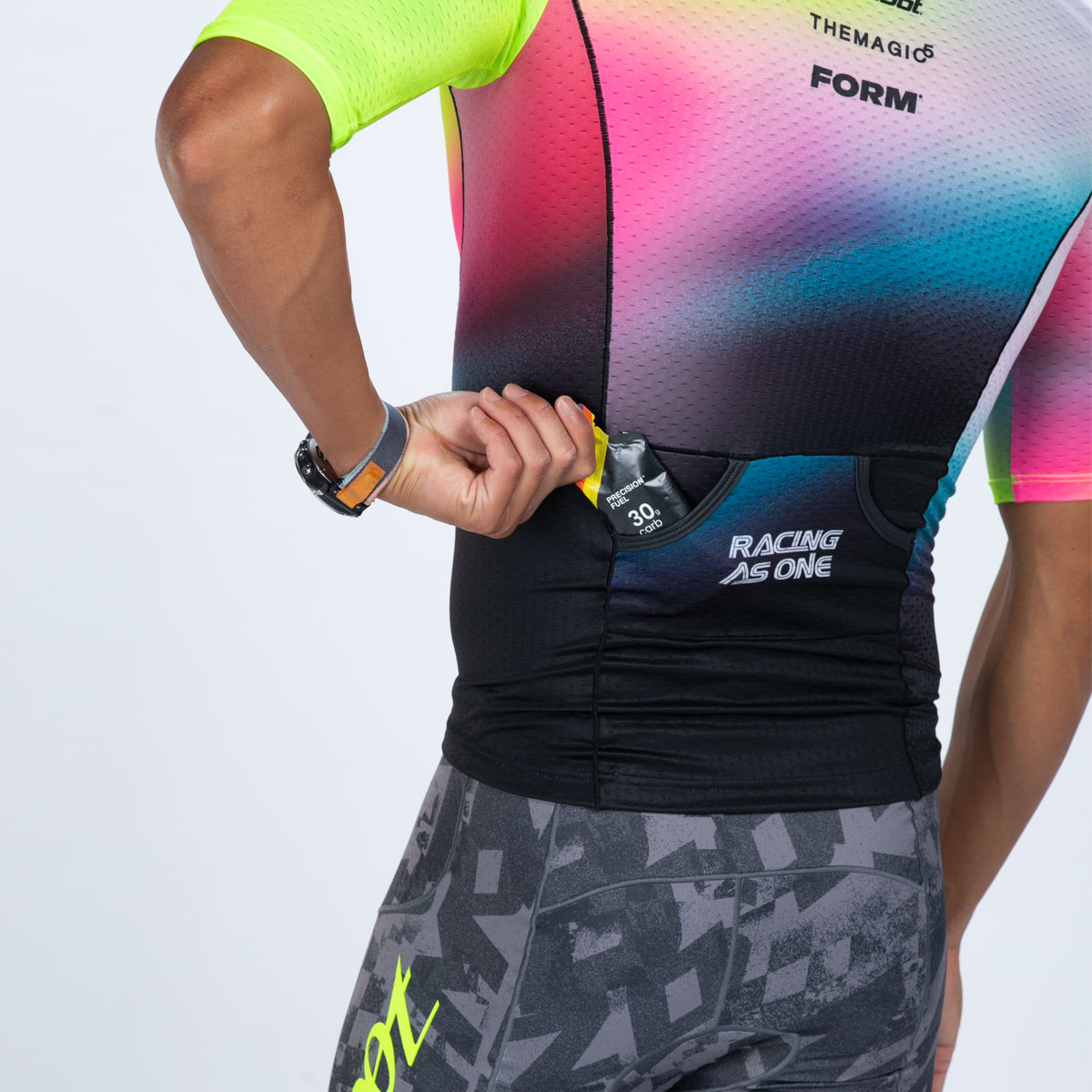 【Team Zoot 2026限定】MEN'S TRI AERO JERSEY (TZ Afterglow) セパレート上 トップス トライアスロン トライジャージ